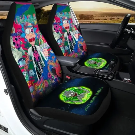 Rick and Rickandmorty Car Seat Covers Custom Car Accessories