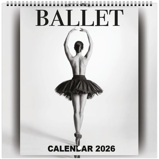 Discover Ballet 2026 Wall Calendar, Dance & Theatre Gift