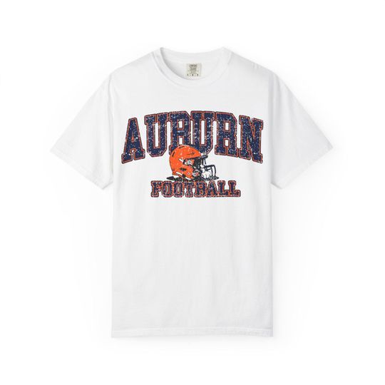Discover Auburn Football T-Shirt Sweatshirt Hoodie, Vintage Distressed Auburn Football Shirt, Retro Game Day College Tee, Fan Gift