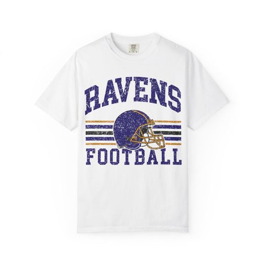 Discover Ravens Football Vintage Shirt, Baltimore Football T-Shirt Sweatshirt Hoodie, Retro Ravens Fan Gift, Game Day Tee, Unisex Sports Top