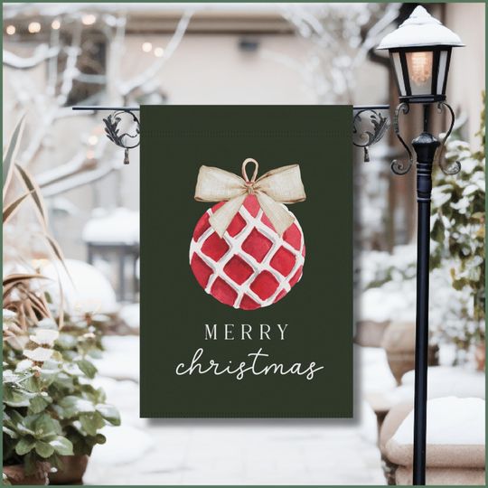 Discover Christmas Garden Flag:  Holiday Yard Art, Outdoor Decor