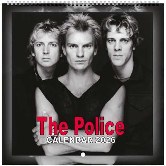 Discover The Police Wall Calendar 2026: Rock Music Fan Gift (8.5  8.5 in)