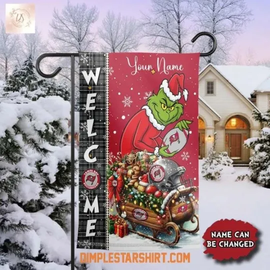Discover Tampa Bay Buccaneer The funny character Christmas Garden Flag