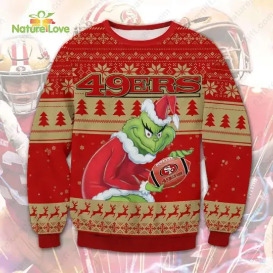 The funny character Stole San francisco 49rs football Ugly Christmas Sweater