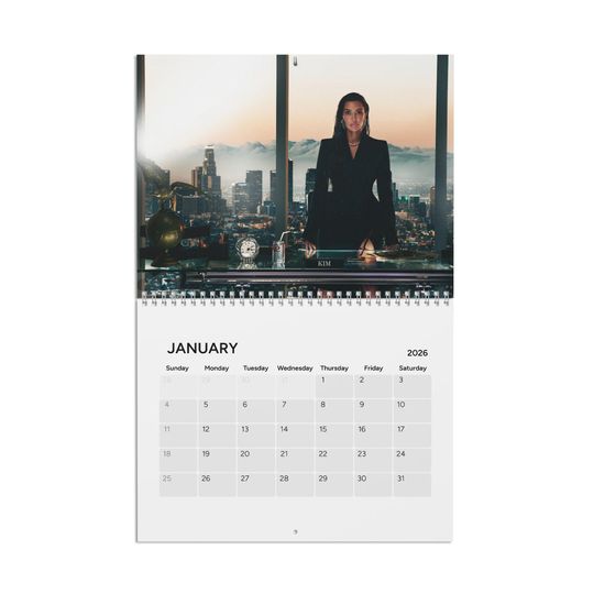 Discover Kim Kardashian 2026 Wall Calendar | Photo Calendar for 2026 | The Kardashians Gift | Perfect Gift for Daughter