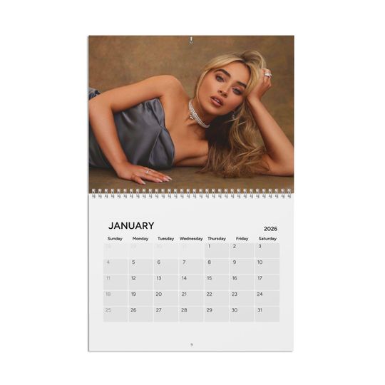 Discover Sabrina Carpenter 2026 Wall Calendar | Vertical Calendar | Fan Gift | Christmas Gift