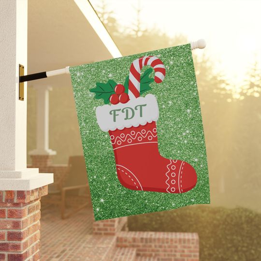 Discover FDT Christmas Garden Flag, Subtle Anti Trump, Funny Political Holiday Decor, Christmas Stocking, Democrat Gift, Liberal Yard Flag, Resist
