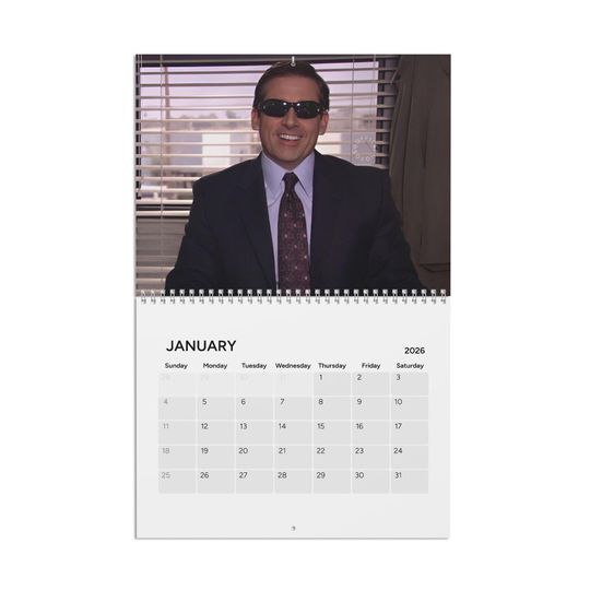 Discover The Office 2026 Wall Calendar | Vertical Calendar featuring The Office TV Series | Office Supplies for Colleagues | Holiday Gift Idea