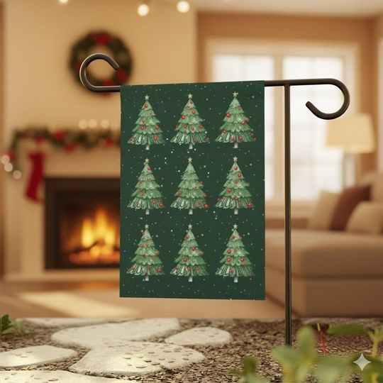 Discover Humorous Turkey & Santa Garden Flag, Quirky Fall Decor, FDT Xmas Tree Flag, Liberal Anti Trump Christmas Yard Sign Political Holiday Banner