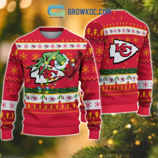 Discover Kansas City Chifs football funny character Christmas Ugly Sweater