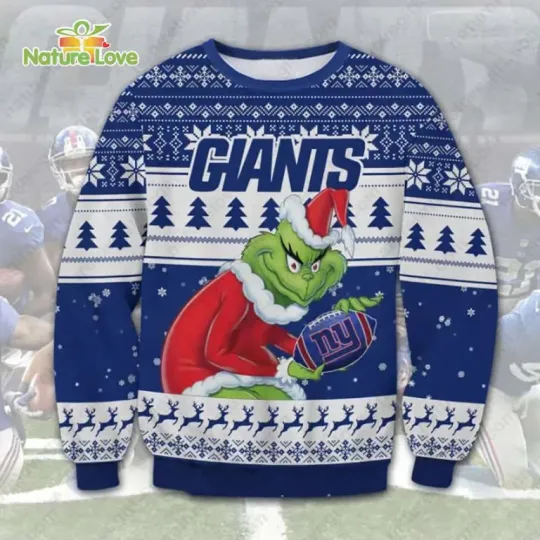 Discover The funny character Stole New York Giants football Ugly Christmas Sweater