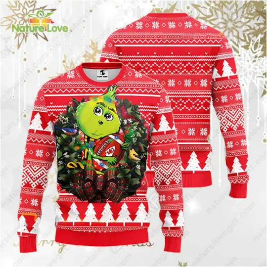 Discover Kansas City Chifs funny character Hug football Christmas Ugly Sweater