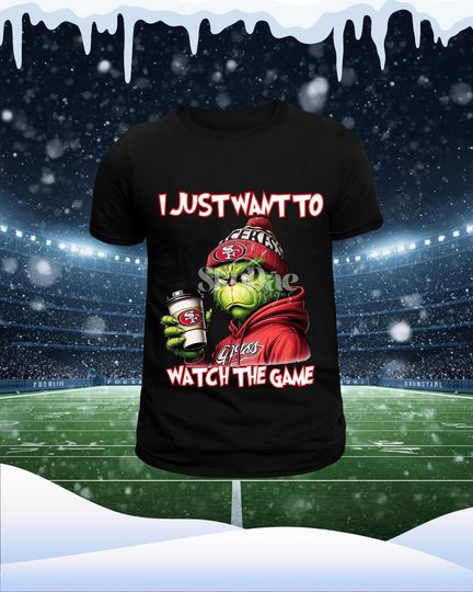 49ers Christmas Grin shirt