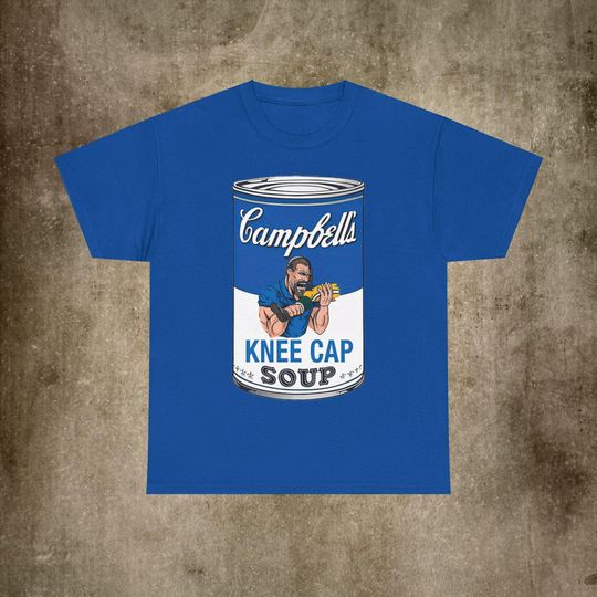 Discover Dan Campbell Kneecap Soup Graphic T-Shirt for Football Fans