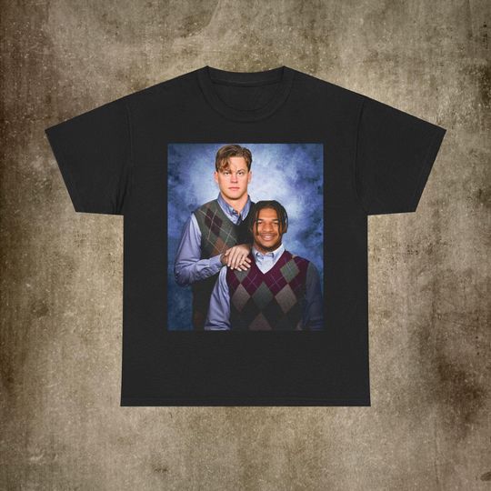 JaMarr Chase Joe Burrow Cincinnati Football T-Shirt, Step Brothers Football Shirt, Bengals Football Shirt
