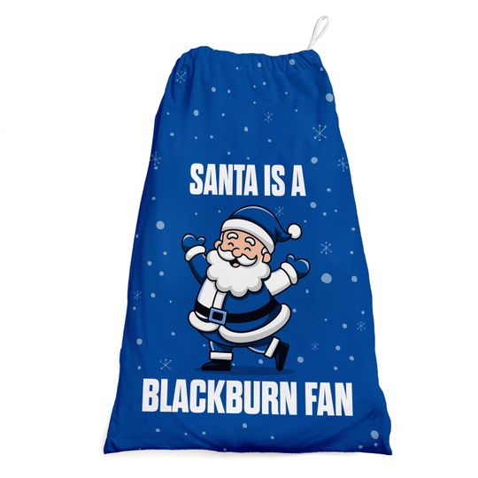Discover Santa is a Blackburn Fan - Santa Sack