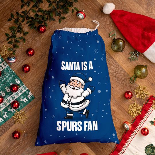 Discover Santa is a Spurs Fan - Santa Sack