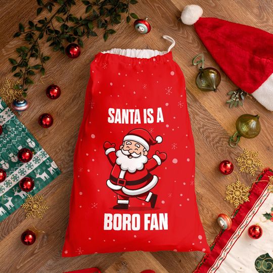 Discover Santa is a Middlesbrough Fan - Santa Sack