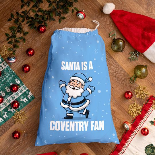Santa is a Coventry Fan - Santa Sack