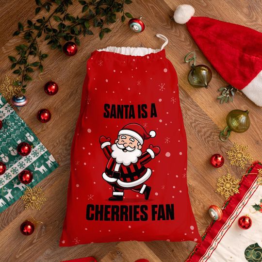 Discover Santa is a Cherries Fan - Santa Sack