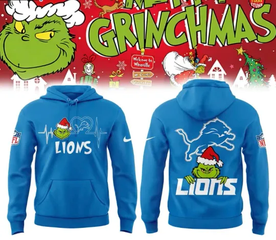 Discover Lions How funny character Christmas Merry Grin Hoodie 3D