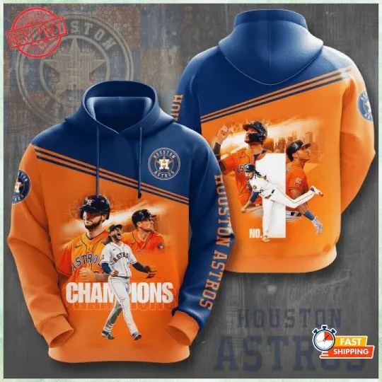 Discover Houton Carlos Baseball Winner Hoodie 3D Gift For Christmas