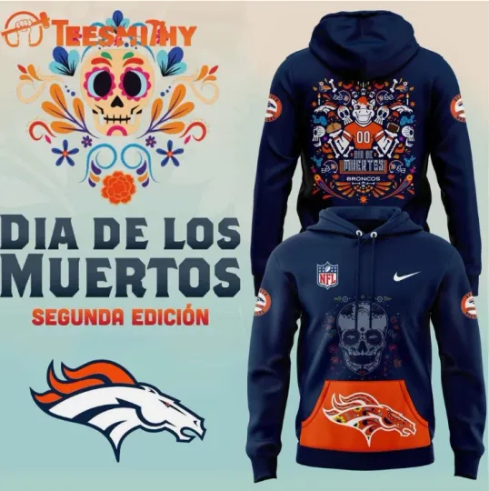 Discover Denver 2025 Dia De Los Muertos 3D Printed Hoodie Gift For Christmas