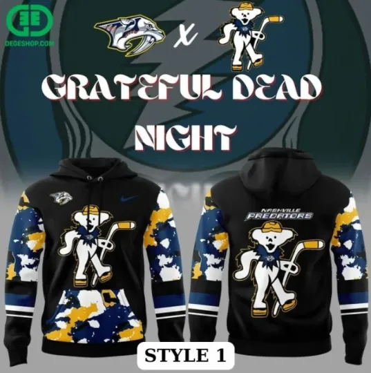 Discover Nashville Grateful Dad Night Hoodie 3D Gift For Christmas