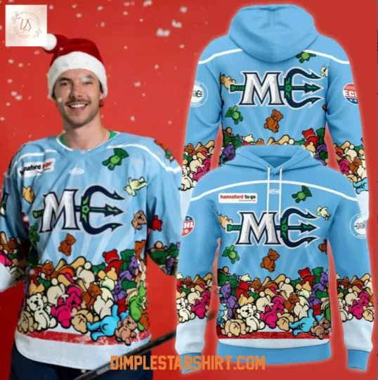 Discover Mariners Our Teddy Bear Toss Tis The Season Hoodie 3D Gift For Christmas
