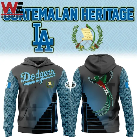 Discover Dodgers Guatemalan Heritage Hoodie 3D Gift For Christmas
