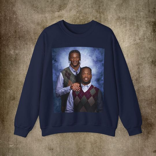 Discover Lamar Jackson, Derrick Henry, Baltimore Sweatshirt, Ravens Merch Graphic Crewneck, Step Brothers, Vintage Football Sweatshirt