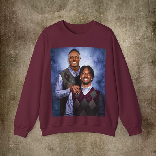 Vintage Commanders Sweatshirt - Jayden Daniels & Terry McLaurin Crewneck, Step Brothers Inspired Football Apparel