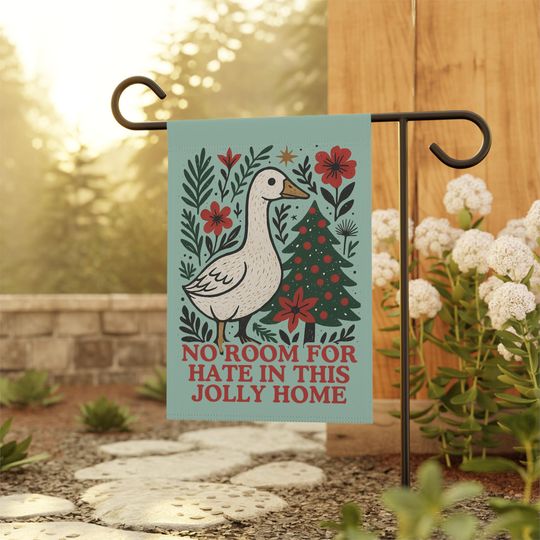 Discover Progressive Liberal Holiday Garden Flag, Social Activist Flag,Democrat Garden Flag,Political Yard Flag, Christmas Garden Flag, Holiday Decor