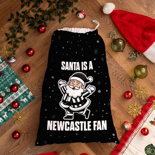 Discover Santa is a Newcastle Fan - Santa Sack
