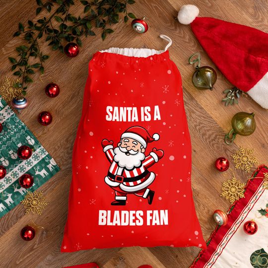 Discover Santa is a Blades Fan - Santa Sack