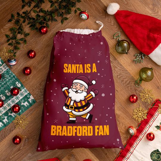 Discover Santa is a Bradford Fan - Santa Sack