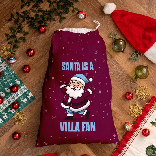 Discover Santa is a Villa Fan - Santa Sack