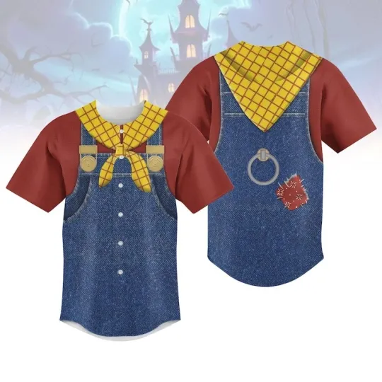 Discover Stinky Pete Cosplay Costume Halloween Villains Toy Story Baseball Jersey Shirt