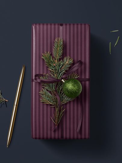 Discover Plum Stripe Wrapping Paper Purple Gift Wrap Christmas Wrapping Paper Holiday Gift for Daughter Baby Shower Gift Wrap Kid Birthday Party