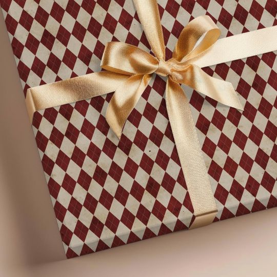 Discover Seasonal Vintage Christmas Wrapping Paper Roll - Retro Holiday Gift Wrap, Nostalgic Christmas Wrap Paper, Classic Christmas Gift Wrap Paper