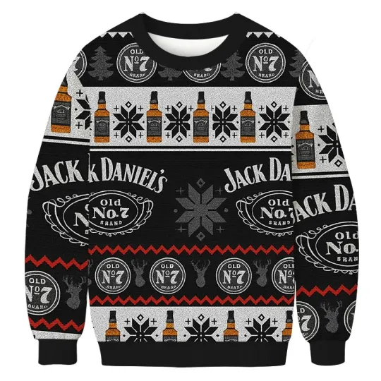 Discover Jack Daniel Christmas Ugly Sweatshirt