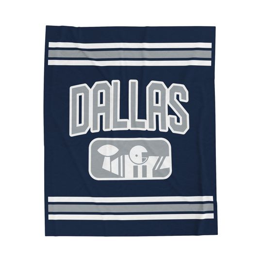 Discover Dallas Football Velveteen Plush Throw Blanket