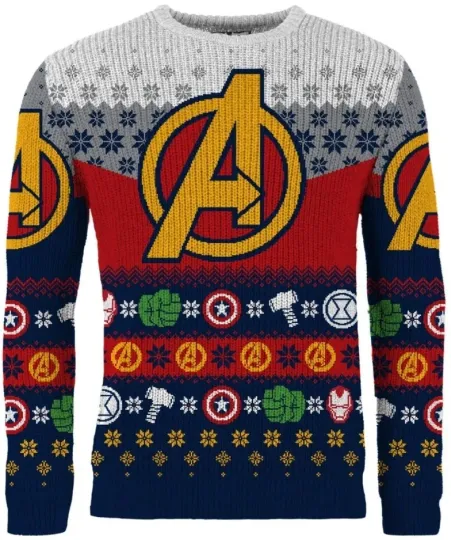 Discover Marvel Avengers Christmas Ugly Sweater