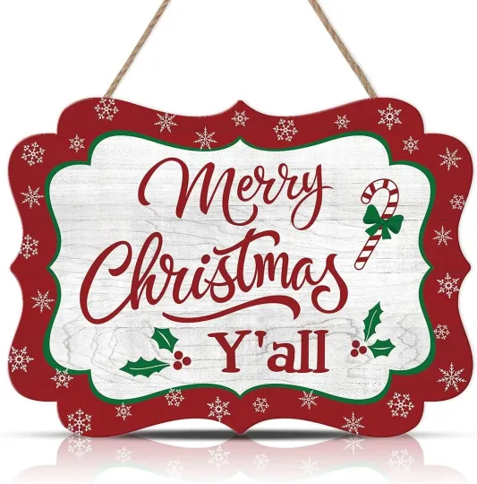 Discover LHIUEM Vintage Merry Christmas Wooden Plaques sign