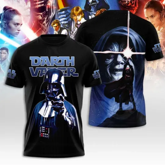 Discover Star Wars Darth Vader 3D All-Over Print T-Shirt