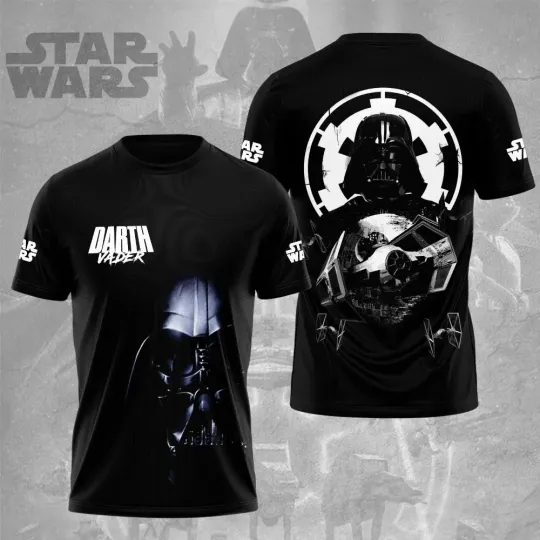 Discover Star Wars Darth Vader 3D T-Shirt - Black All Over Print