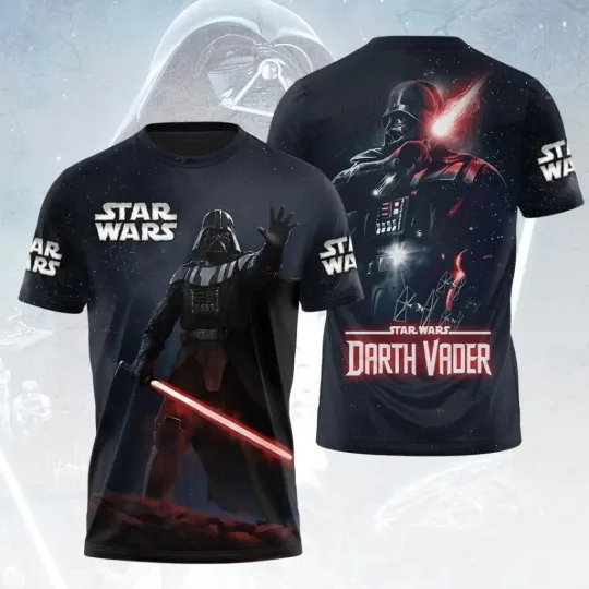Discover Star Wars Darth Vader 3D All Over Print T-Shirt