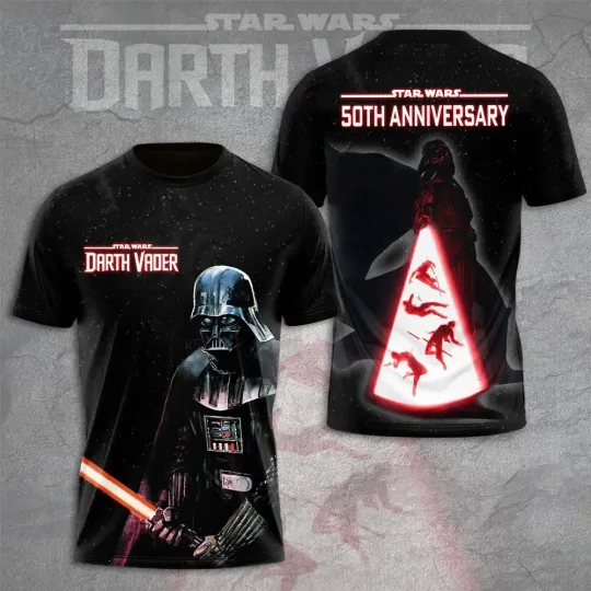 Star Wars 50th Anniversary Darth Vader 3D T-Shirt