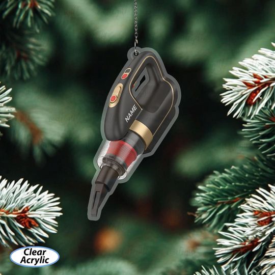 Discover Personalized Cordless Hand Vacuum Ornament, Unique Cleaning Lover Ornament, House Cleaner Xmas Tree Decor, Cleaner Appreciation Gift, MYB633