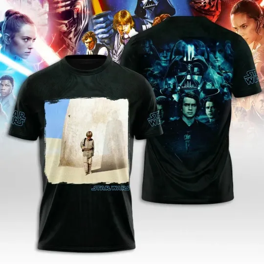 Star Wars A New Hope Anakin Skywalker All Over Print T-Shirt